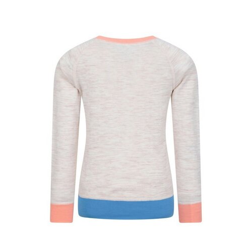 Mountain Warehouse Childrens/Kids Colour Block Merino Wool Base Layer Set - Beige