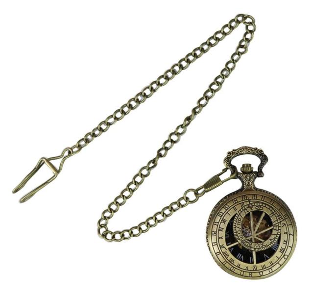 TruClothing Pocket Watch Mechanical Peaky Blinders Hunter Automatic