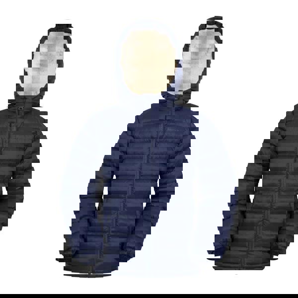 Mountain Warehouse Childrens/Kids Seasons Faux Fur Lined Padded Jacket - Navy - 