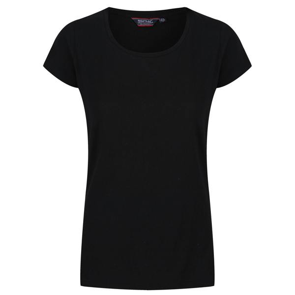Regatta Womens/Ladies Carlie T-Shirt - Black - 