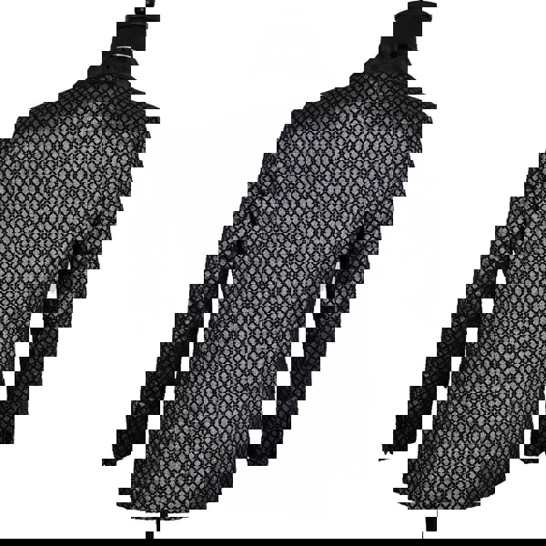 Washington Jacquard Velvet Shawl Lapel Blazer - Grey