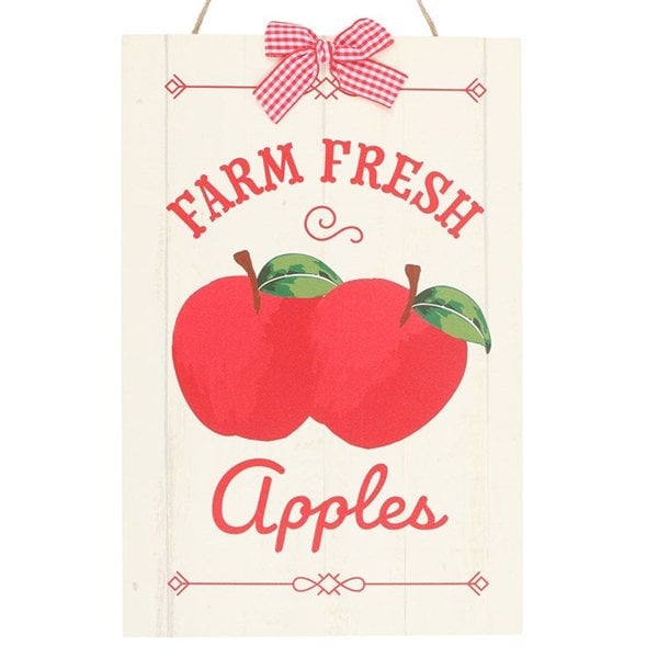 Serano Farm Fresh Apples Hanging Sign