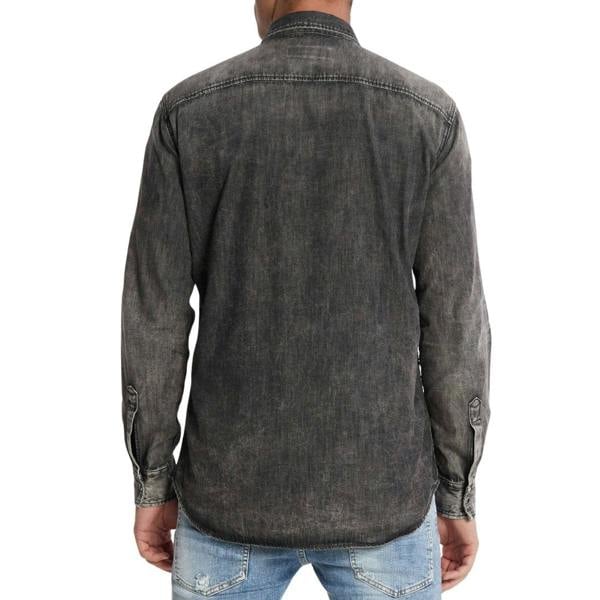 DSQUARED2 Regular Fit Faded Black Denim Shirt W32