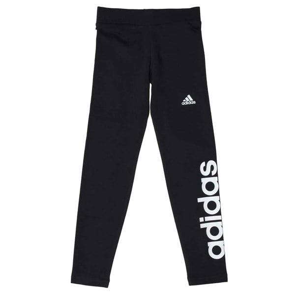 Adidas Girls Linear Logo Tights - Black