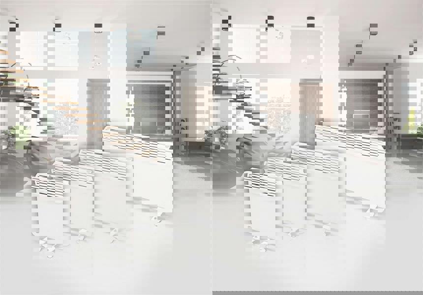 St Helens Prem-i-air Slimline, Wall and Floor Mounting Programmable Panel Heater With Silent Operation (Lot 20 Compliant) (Power (kW) 0.5)