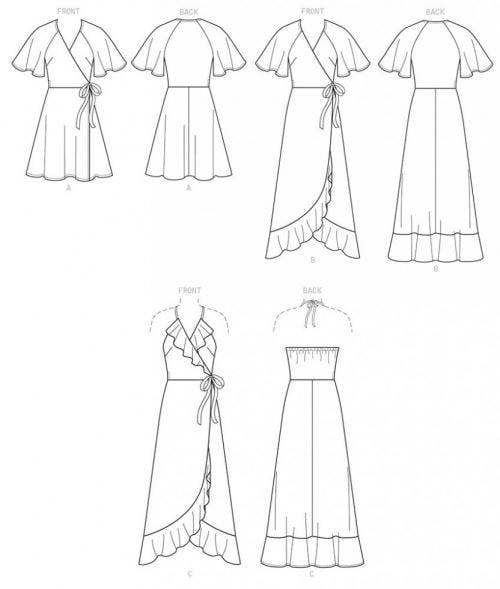 Butterick Sewing Pattern 6554, Dresses for Women, A5 (6-8-10-12-14) - Easy