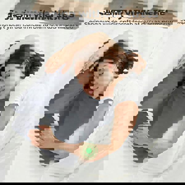 Lavio Ergonomic Butterfly Neck Pillow for Side Back Stomach Sleepers Washable