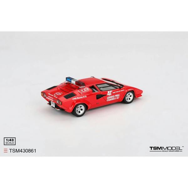MCSlots Lamborghini Countach 1983 Grand Prix Monaco Pace Car 1:43 Scale TSM430861