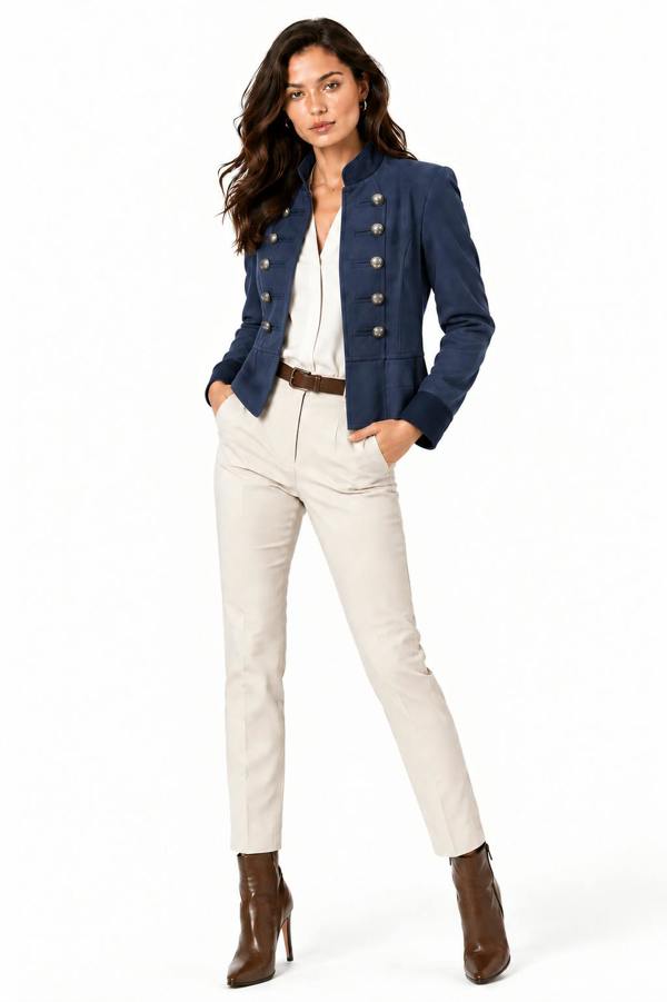 Claudio Lugli Luxtyle Military Slim Fit Jacket