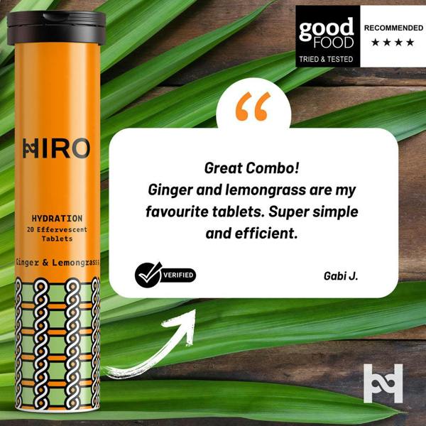 HIRO Hydration - Ginger & Lemongrass Triple Pack