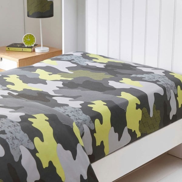 Camo Fitted Sheet - Happy Linen Company