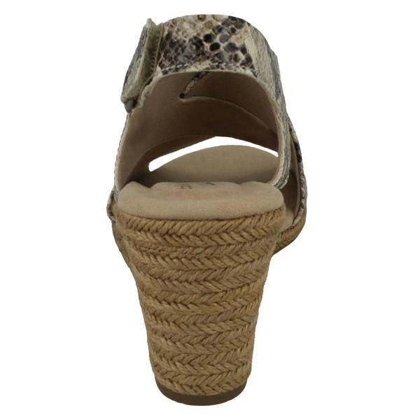 Clarks Ladies Clarks Slingback Wedge Heel Sandals Lafley Alaine