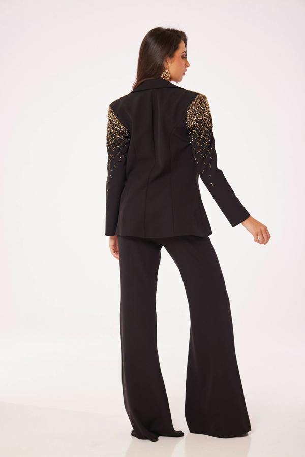 LuvForever Black Jewelled 3-Piece Suit