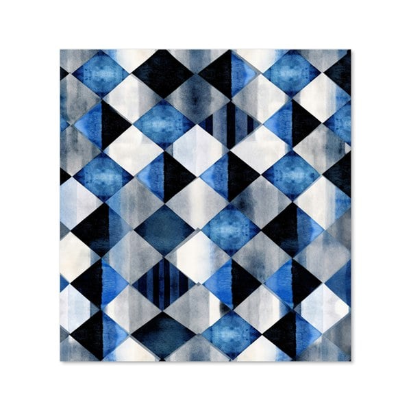 Warren Reed - Designer Square Checkered Pattern Kitchen Splashback