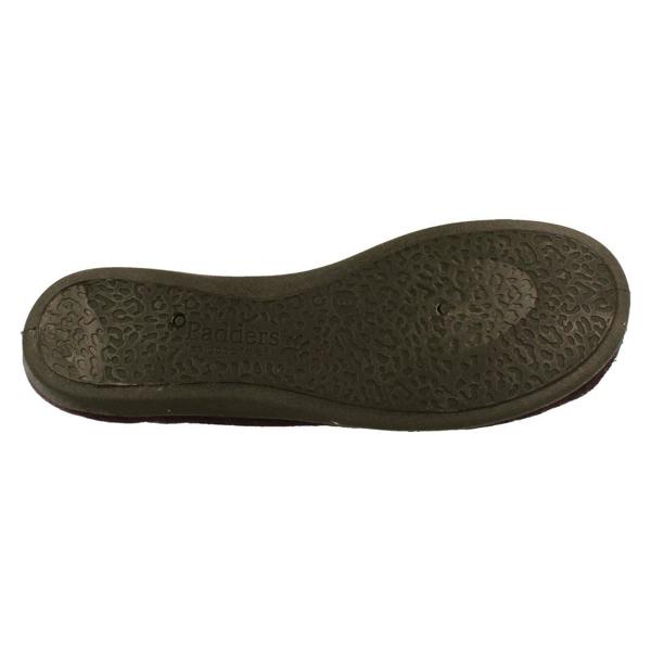 Padders Ladies Padders Wide Fitting Ballerina Slippers Happy