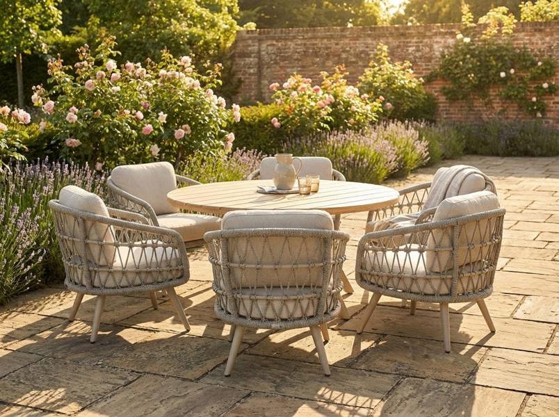 Norfolk Collection Salora Low Six Seat Dining Set