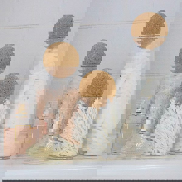 Personalised Glass Storage Jars with Cork Stopper - MYLEE London