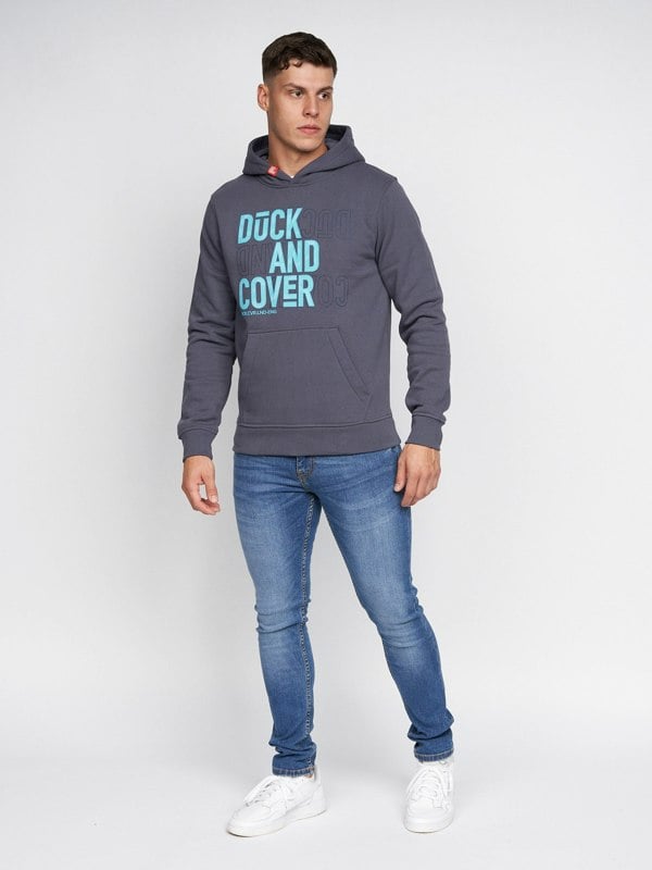 Duck and Cover Pecklar Hoodie - Navy