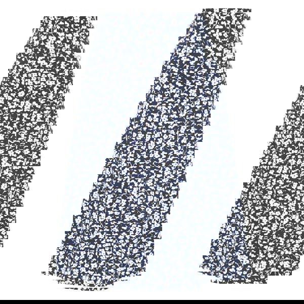 Lazy Jacks Women's Buttercups Jersey Midi Skirt - Blue / White