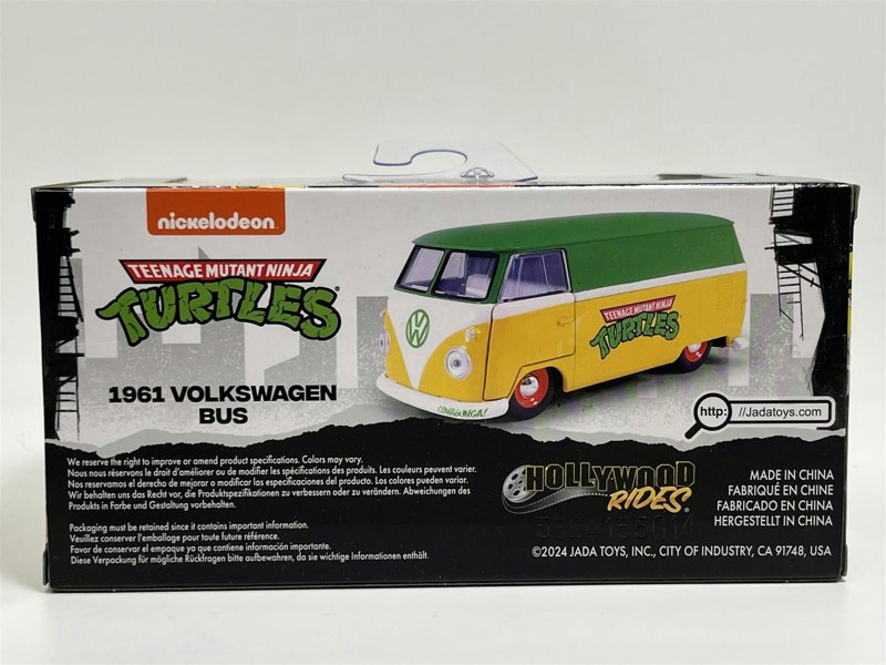 Jada Teenage Mutant Ninja Turtles TMNT 1961 VW Bus 1:32 Scale Jada 35666