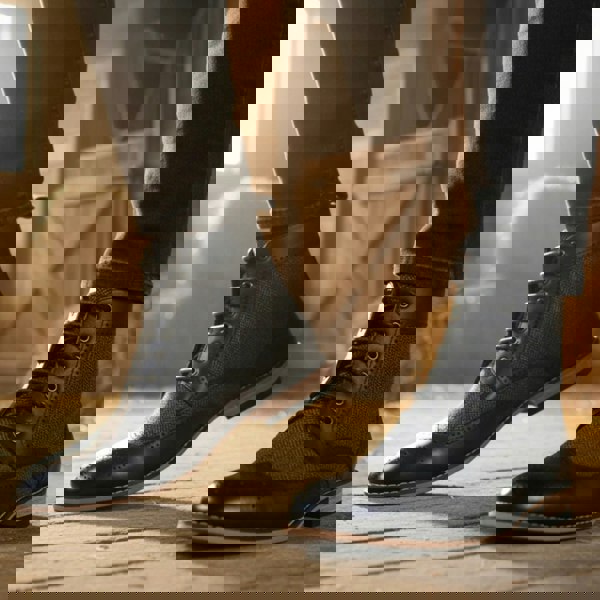 Dolcetto Men’s Wingtip Brogue Ankle Boots