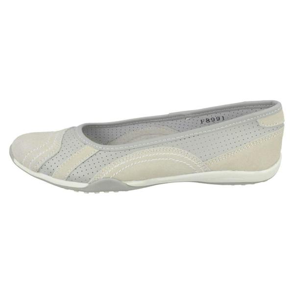 Down to Earth Ladies Down To Earth Flat Ballerina Shoes