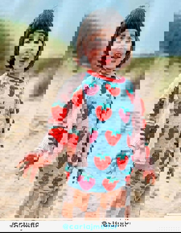 Organic Strawberry Print Short Pyjamas - Toby Tiger UK Retail