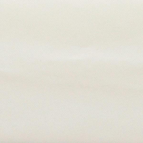 White cushion fabric texture swatch with fine woven pattern