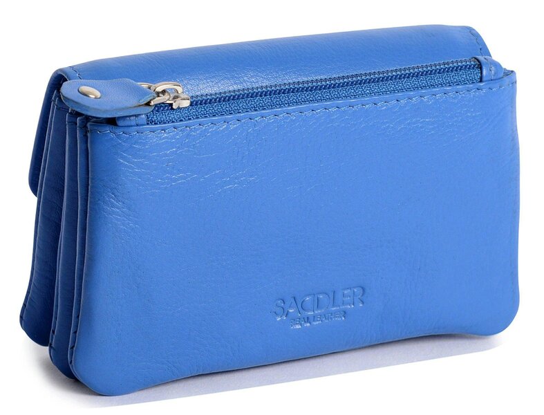 SADDLER Spacious Leather Purse "Lily" – Handmade by Saddler | RFID Protected & Gift Boxed | Triple Gusset Design for Cards, Coins & Keys