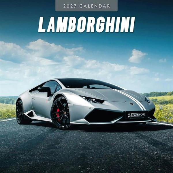 Lamborghini Calendar 2027, Wall Calendars, Month To View, Transport, Gift