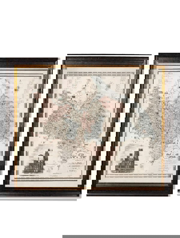 Exceptional Art c.1830 County Maps of England