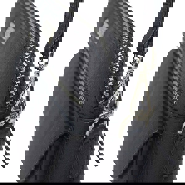 Assots London 'JEAN' Navy Real Soft Pebble Grain Leather Crossbody Bag