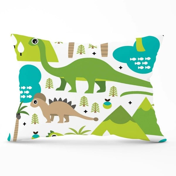 Warren Reed Baby Dinosaur Print Cushions