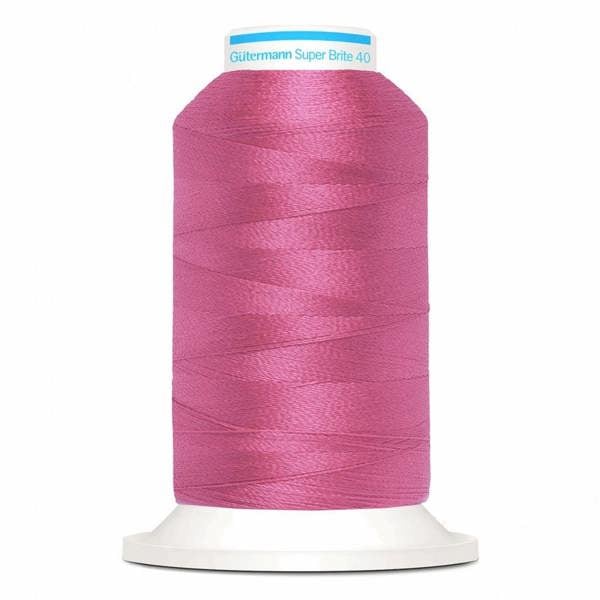 Gutermann Super Brite Polyester 40 Embroidery Thread 1000m Polyester Thread Suitable For Embroidery