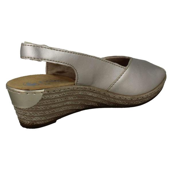 Rieker Ladies Rieker Slingback Wedge Sandals 62462