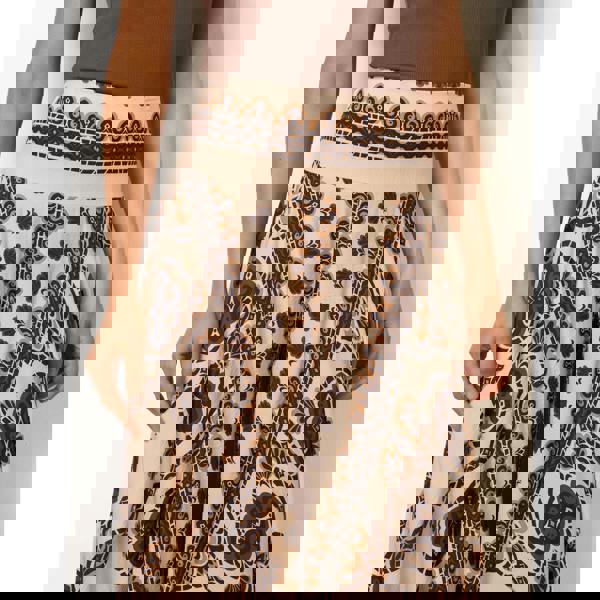 Blue Vanilla Deep Waist Flowy Pants