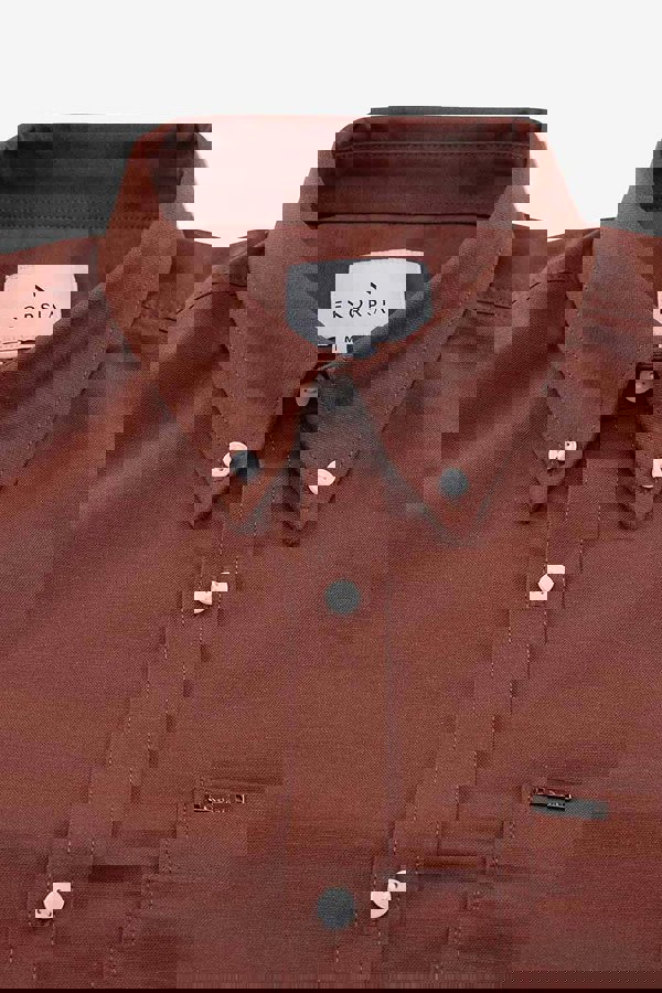 ENORSIA Men Button Down Collar Long Sleeve Shirt