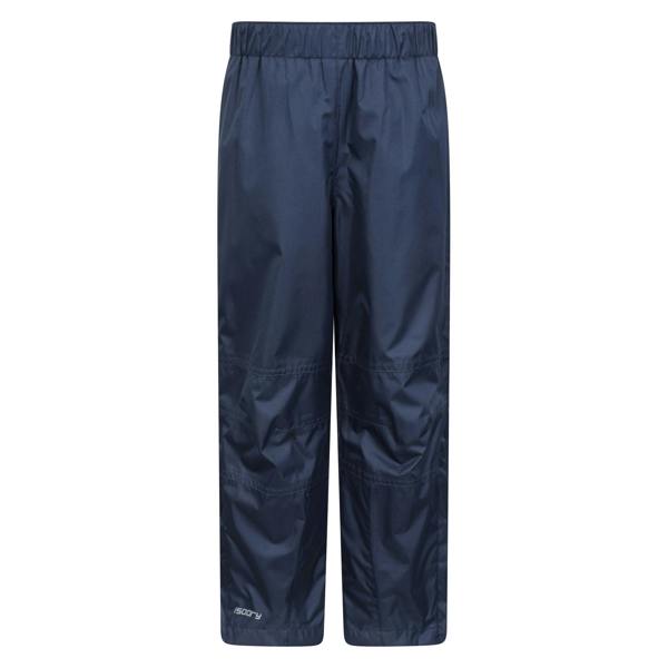 Mountain Warehouse Childrens/Kids Spray II Waterproof Over Trousers - Navy - 