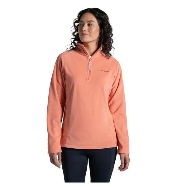 Craghoppers Womens/Ladies Nation Trust Miska Half Zip Fleece Top - Spiced Apricot - 