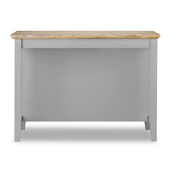 Statement Furniture Florence Breakfast Bar Kitchen Island with Shelves