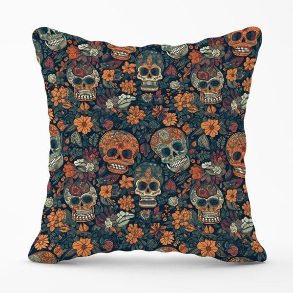 Warren Reed Dia De Los Muertos Skulls Cushions