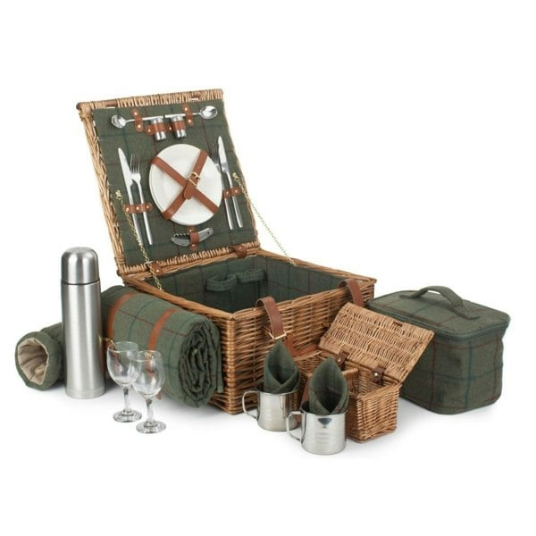 4 Person Fitted Picnic Basket