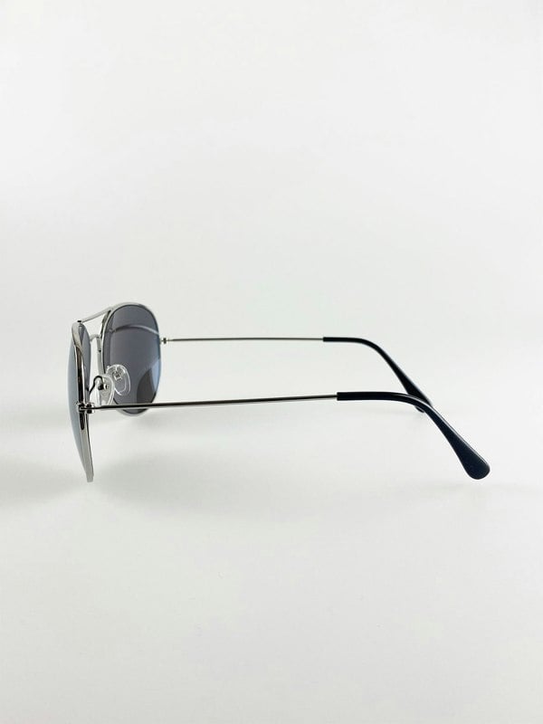 SVNX Aviator Metal Frame Sunglasses with Mirrored Lenses