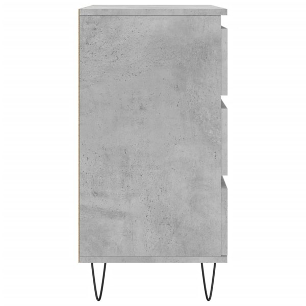 Berkfield Sideboard Concrete Grey 60x35x70 cm Engineered Wood