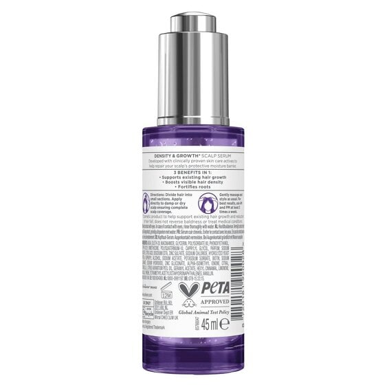 Dove Scalp+ Hair Therapy 3in1 Serum - Density & Growth, Biotin & Zinc 12x45ml