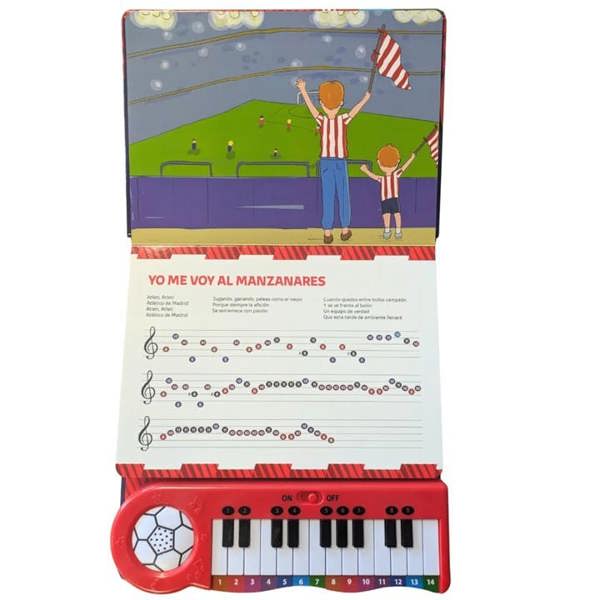 Atletico Madrid Piano Book, Activity & Colouring Books, Sports, Gift