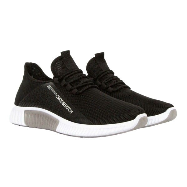 Crosshatch Mens Nimbus Trainers - Black