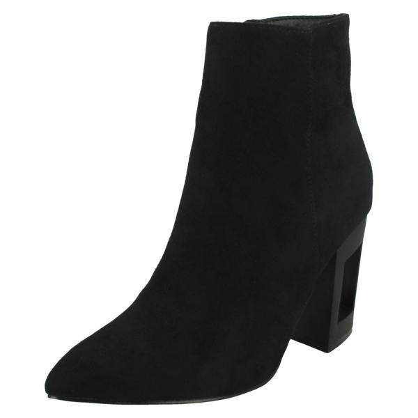 Spot On Ladies Spot On Ankle Boot Tapered Toe