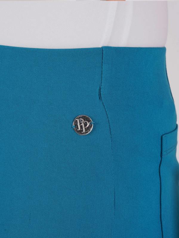 PennyPlain Wide Leg Bengaline - Teal