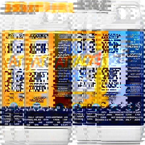 ProKleen Pro-Kleen Odour Attack Pet Carpet Cleaner Shampoo Contains Active Enzymes to Digest Proteins 15L